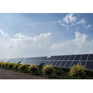 China Galvanized Flat Horizontal Axis Solar Tracker Solar Tracking System on sale