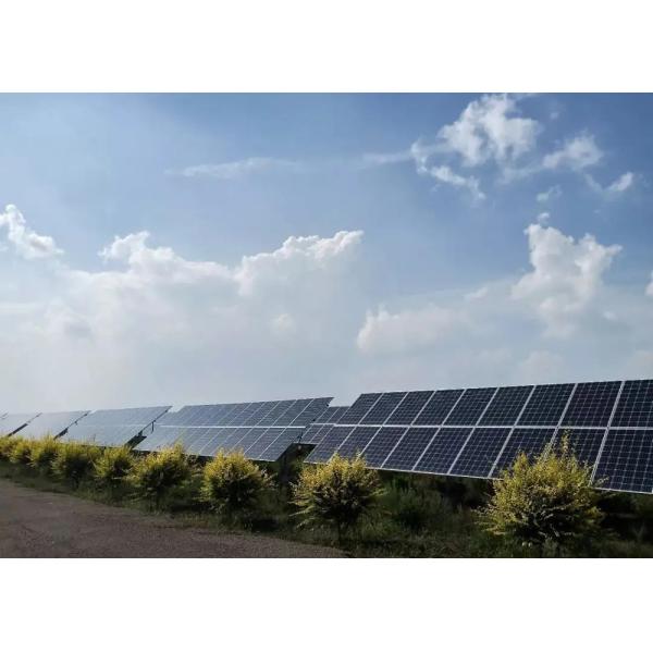 Buy cheap Galvanized Flat Horizontal Axis Solar Tracker Solar Tracking System from wholesalers