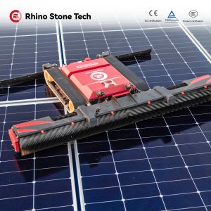 Buy cheap Maintenance Solution PV Array Photovoltaic Protection Crawler Device Teleoperated Tracked Solar Panel Cleaning Robot from wholesalers
