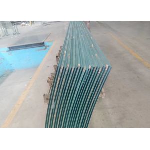 Buy cheap ISO9001 15mm pencil edge Bent Curved Tempered Glass Panels from wholesalers