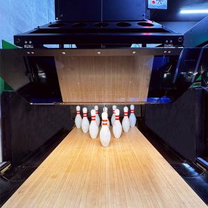 Buy cheap Factory Direct Supply Complete Set Bowling Lane Entertainment Center with 2000kg Capacity 590X240X240cm Size and 1 Year Warranty from wholesalers