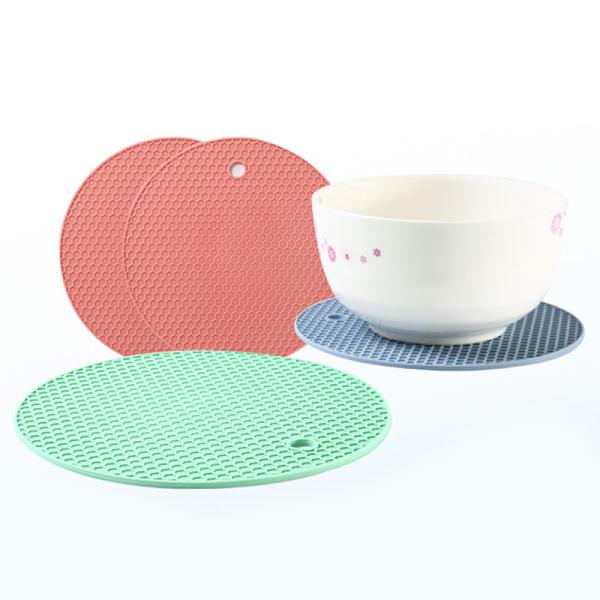 Quality Reusable Anti Skid Round Silicone Glass Cup Coaster for sale