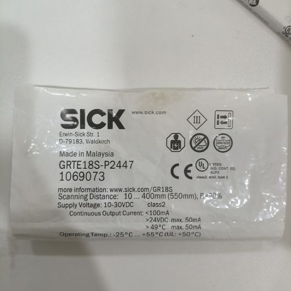 Buy cheap GRTE18S-P2447 SICK 1069073 High-performance Diffuse Reflection Photoelectric Sensor from wholesalers