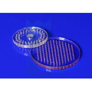 Buy cheap High Temperature Quartz Glass Plate Clear With Hole from wholesalers