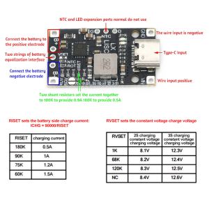 Buy cheap Type-C USB 2/3S BMS 15W 8.4V 12.6V 1.5A Lithium Battery Charging Boost Module With Balanced Support Fast Charge With Indicator from wholesalers