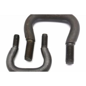 Buy cheap M4 M16 Carbon steel U type metal bolt with nut washer Class4.8 grade 8.8 Black Blue U bolt from wholesalers
