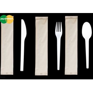 Buy cheap Biodegradable CPLA Cutlery Disposable Spoon Fork Sustainable from wholesalers