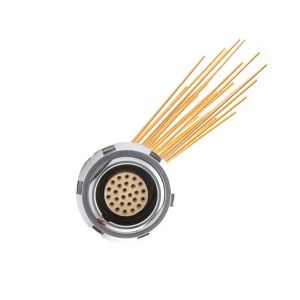 Buy cheap Z2 26 Pin Waterproof Circular Connectors Double Nut 90° Angle Pin Core Internal And External Nut Fixed Socket from wholesalers
