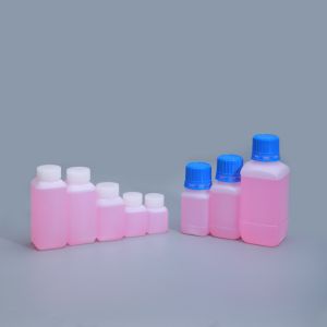 Sealed Chemistry Reagent Lab Bottles Plastic HDPE For Organic Solvent Liquid