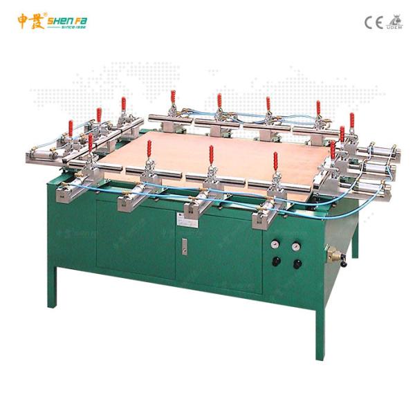 Buy cheap Aluminium Alloy 30N/CM Pneumatic Automatic Screen Stretching Machine from wholesalers