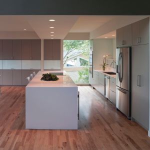 Buy cheap Metallic Grey PVC Kitchen Cabinet Modern Modular Wood from wholesalers