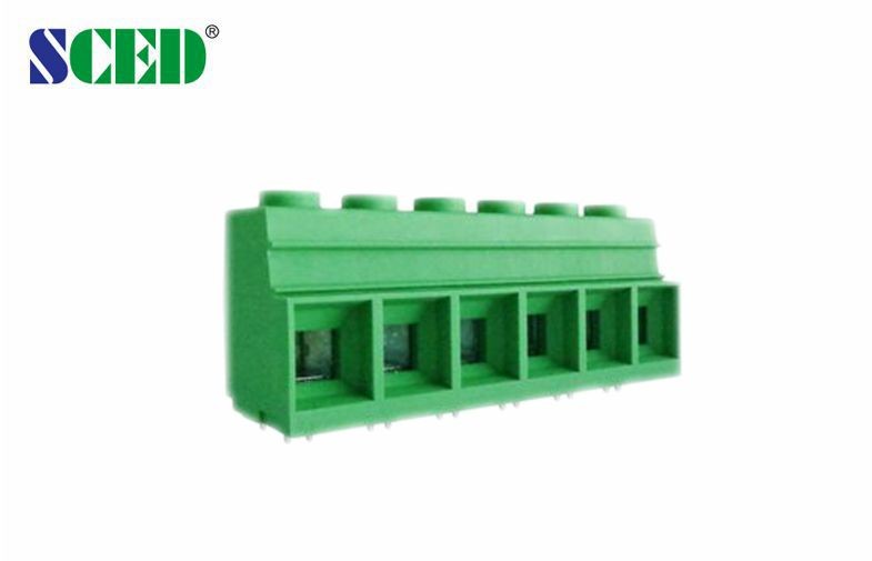 Buy cheap 2 - 9 Pin Pcb Screw Terminal Block 15.00mm 115A High Current Terminal Connector from wholesalers