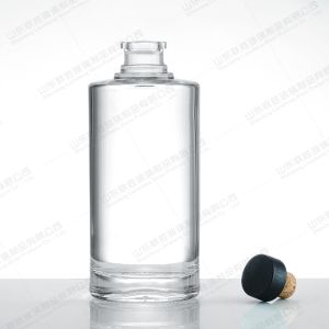 Buy cheap Bottle Color Customied 375ml Clear Matte Black Rum Whisky Spirit Vodka Glass Bottle from wholesalers