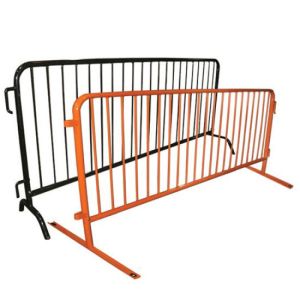 Buy cheap ISO9001 Galvanized Temporary Fence Powder Coating Crowd Control Barriers product