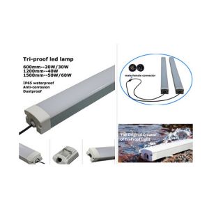 Buy cheap IP65 4ft led tube, 40w waterproof tri-proof light led, 4ft triproof led light IP65 from wholesalers
