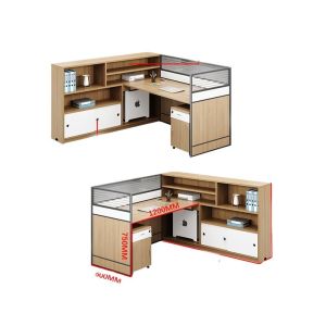 Buy cheap ISO9001/ISO14001 Certified Villa Desk Sub-Office for and Durable Finance Desk Staff from wholesalers