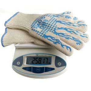 White Heat Resistant Work Gloves , Heat Resistant Oven Gloves CE Approved