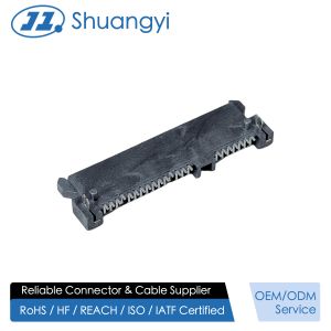 Buy cheap SATA 22P Female Connector | Pin SMT PCB Terminal Connector | G/F Gold-Plated Electrical Signal Connector for Server, Automotive, Wire Cable & Power Transmission from wholesalers