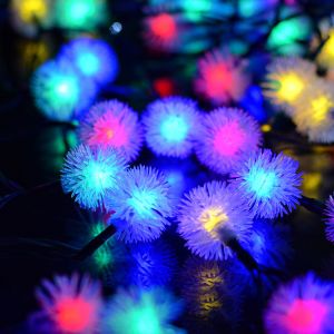 Buy cheap Firework Lights Led Copper Wire Starburst Dandelion Fairy 8 Modes Battery Operated with Remote Waterproof Decorative Festoon from wholesalers
