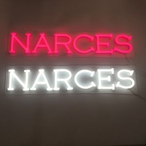 Buy cheap UL Clear Acrylic Back Neon Sign Letters For Wall 62cm Long from wholesalers