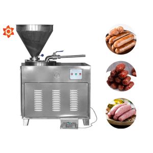 Buy cheap Stainless Steel Meat Processing Equipment Manual Electric Sausage Stuffer product