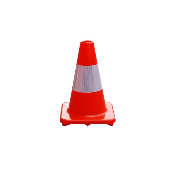 Quality 12inch Reflective Orange PVC Road Cone Safety Barricade Cone for sale