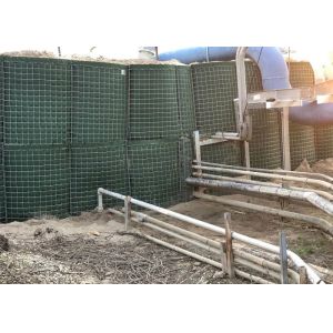 Buy cheap Sand Filled 120*150mm Woven Mesh Army Barrier from wholesalers