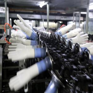 Buy cheap High Speed Medical Latex Gloves Production Line 220V from wholesalers