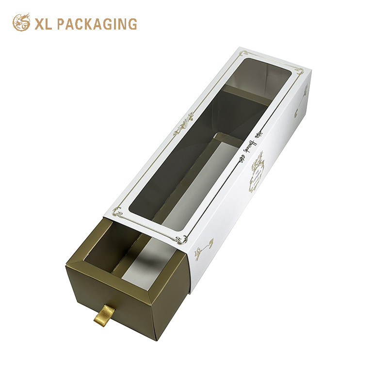 Buy cheap XL Packaging Custom Packaging Box Factory Luxury Macaron Window Drawer Box Cake Candy Chocolate Packaging Box With Logo Food Cupcake Boxes from wholesalers