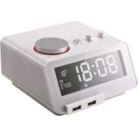 Buy cheap Portable Hotel Alarm Clock CE CCC With Dual Alarm and USB Charging Port product