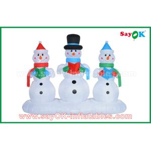 Buy cheap 210D Oxford Cloth Inflatable Cartoon Characters Popular White Snowman / Olaf from wholesalers
