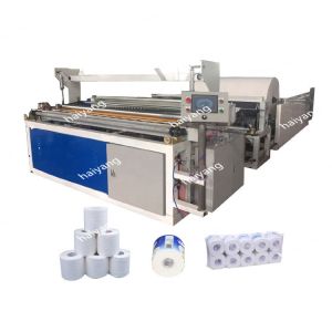 Industrial Automatic PLC Controlled Roll Toilet tissue Paper Slitting and