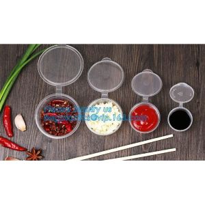Buy cheap Disposable mini plastic jelly cup PP sauce cup,PS Sauce Cup,Transparent PP Plastic Square Portion Sampling Sauce Cup wit from wholesalers