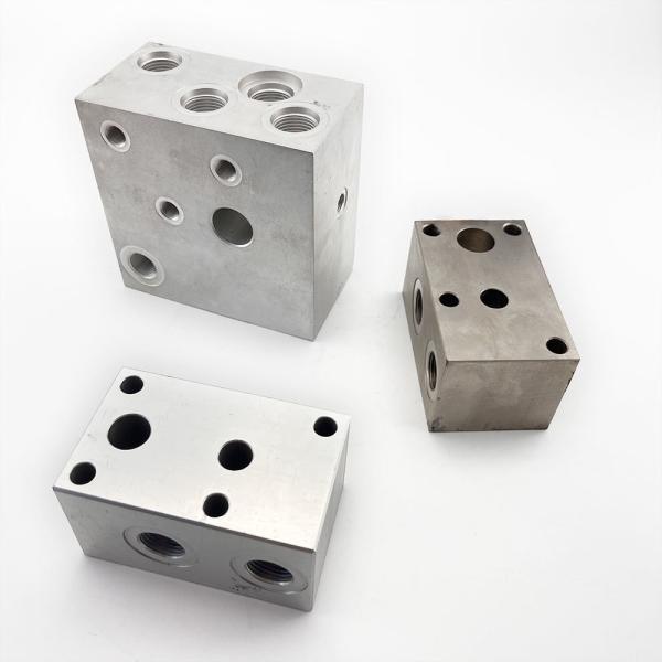 Quality Customized Precision Machinery Anodized Aluminum Hydraulic Valve and Special Blocks Metal for sale
