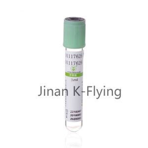 Buy cheap Single Use Lithium / Sodium Heparin Blood Tube 16*100mm from wholesalers