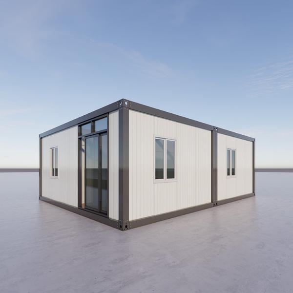 Buy cheap Soundproof Prefabricated Container Homes With Rock Wool Sandwich Panel from wholesalers