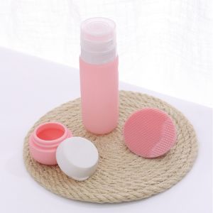 Buy cheap Squeezable Shampoo Cosmetic Silicone travel bottles set pack 7 pieces from wholesalers