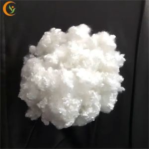 Buy cheap White Acrylic Staple Fibre Hollow Conjugated Siliconized Polyester Fiber from wholesalers