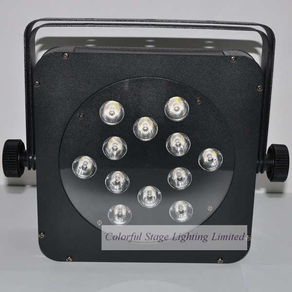 Quality 12x10W RGBW 4in1 LED Flat Par 64 for sale