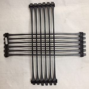 Uniaxial HDPE Plastic Geogrid Mesh Steep Slop Reinforcement