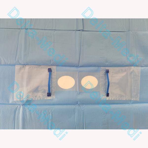 Buy cheap Sterilized Reinforced Fenestration Surgical Eye Drape With Pouch from wholesalers