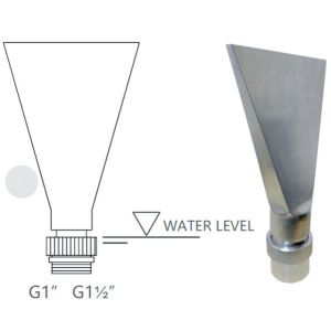 Buy cheap Multi Direction Fan Style 80Kpa Adjustable Dancing Fountain Nozzles from wholesalers