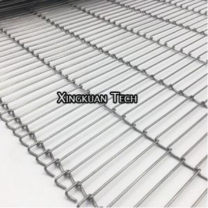 Flat Flex Ladder Conveyor Belt Wire Mesh For Conveyor Food Machine In Enrobing
