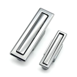 Buy cheap Zinc Alloy Push Out Concealed Drawer Handle Sand Chrome from wholesalers