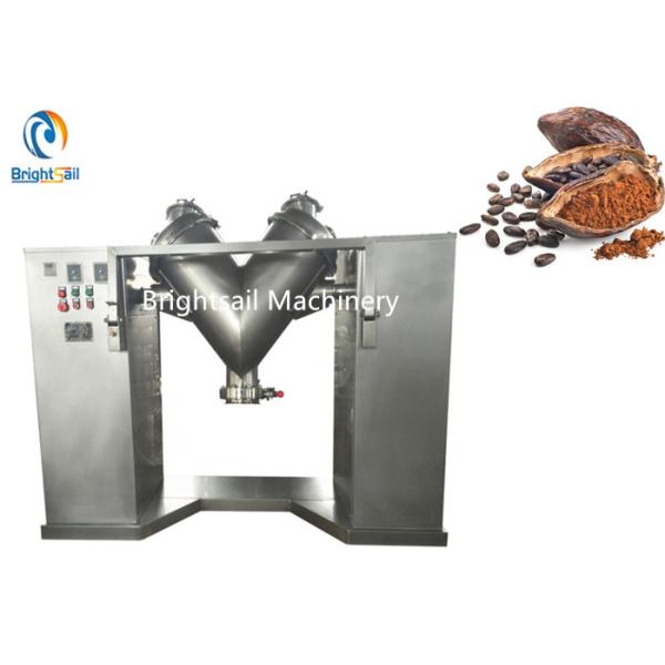 Quality V Shape Food Powder Machine Dry Cocoa Flour Powdered Milk Blending 50-5000L for sale