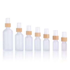 Buy cheap 50ml White Bamboo Lid Cosmetic Jar 410mm 24mm Mist Spray from wholesalers
