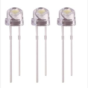 Buy cheap LED lamp beads F5 straw hat lamp beads|4.8mm plug-in|LED steel helmet|LED from wholesalers