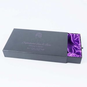 Buy cheap Drawer wig beauty tools packaging box with satin cloth custom cardboard high-grade paper packaging box gift box from wholesalers