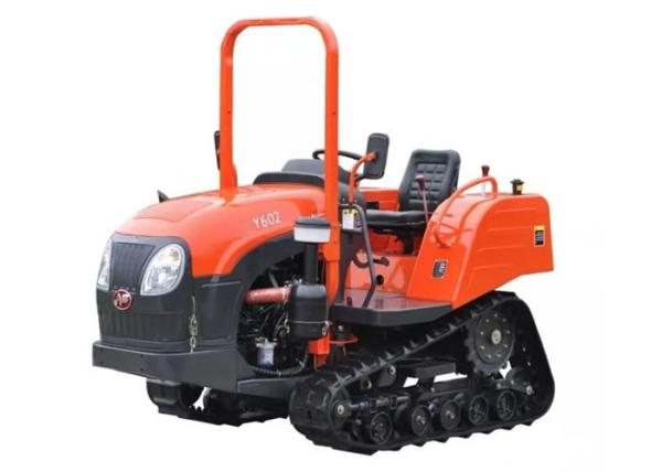 Buy cheap New Small Rubber Triangular Farm Crawler Tractor 60HP for Green House Orchard from wholesalers