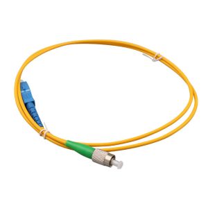 Buy cheap Indoor SC UPC to ST UPC 9/125μm Fiber Optic Patch Cable LSZH Singlemode Simplex from wholesalers